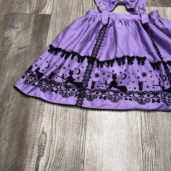 Her Universe Studio Ghibli Kiki's Delivery Service Purple Suspender Skirt xl - Picture 10 of 13